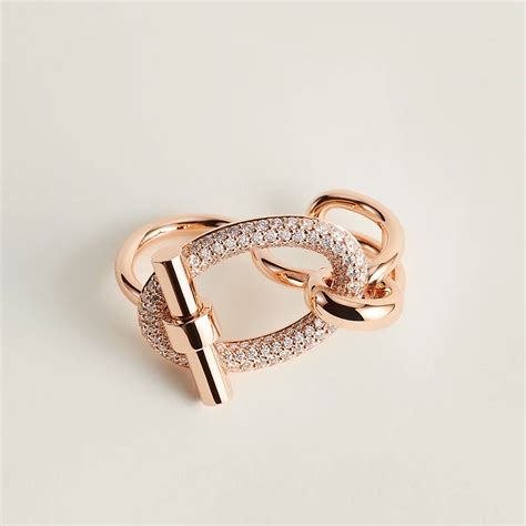 hermes h ring silver|Hermes adage ring.